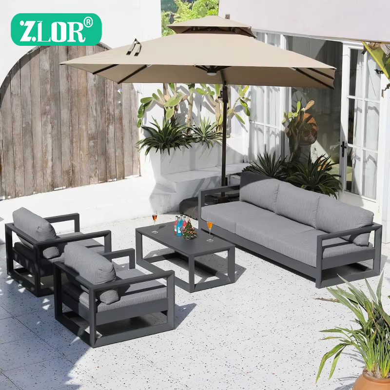 Outdoor Daybed Sofa - Luxe aluminium loungesets voor buiten, tuinset,