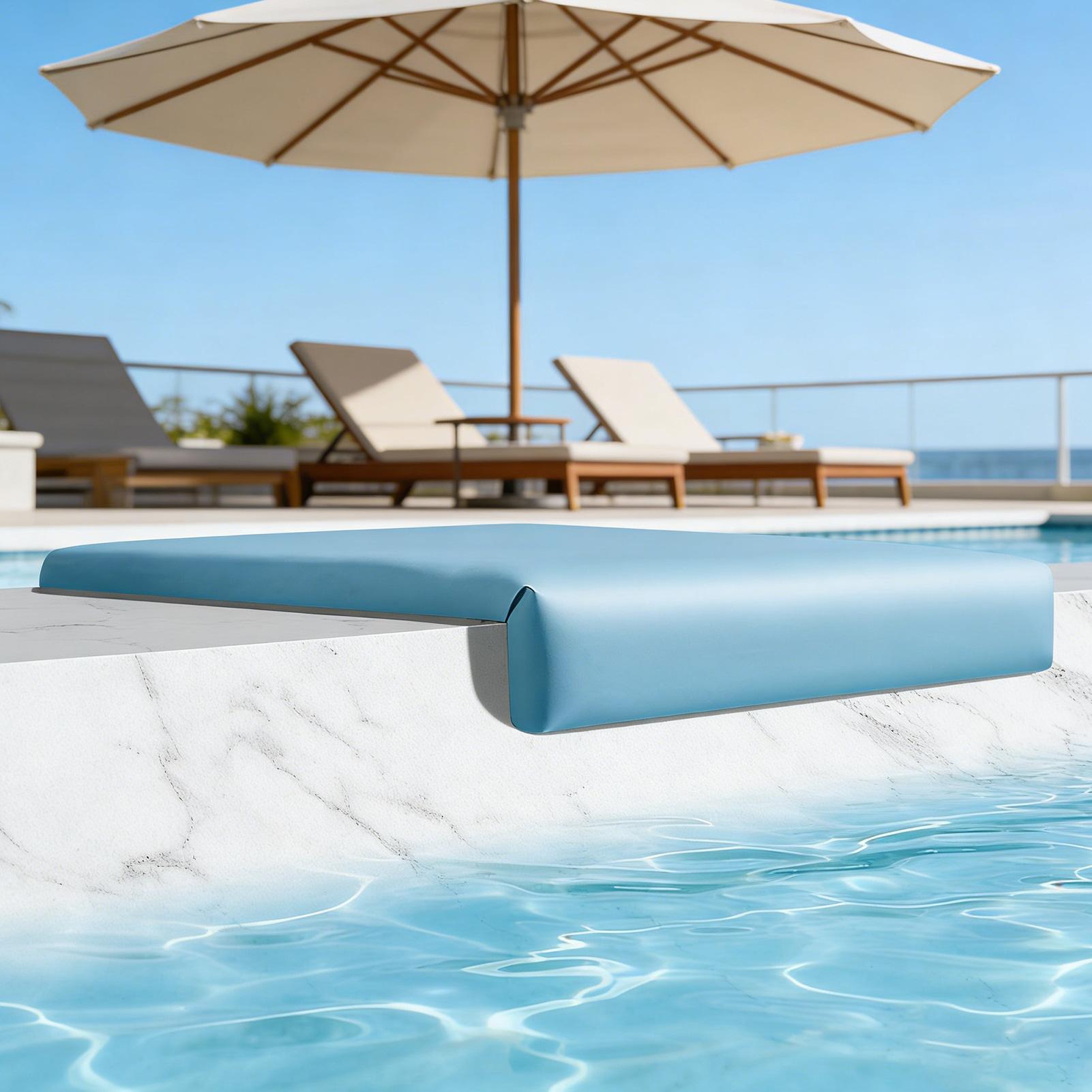 Outdoor Furniture Bench - Zwembadbank aan het meer, draagbare zwembadstoel,