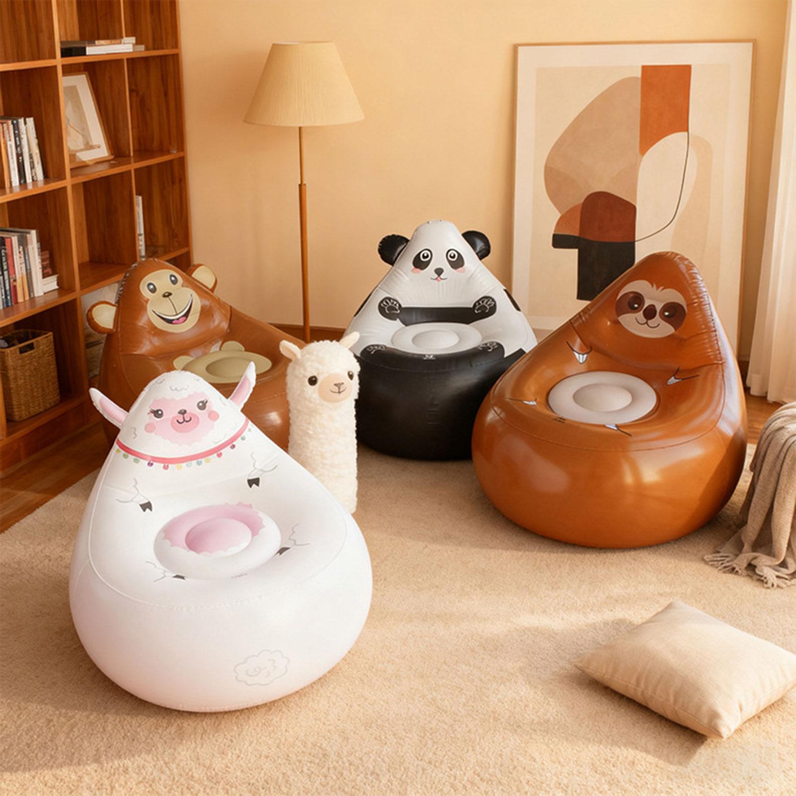 Outdoor Furniture Kids - Opblaasbare Luie Bank Kids Cartoon Bank