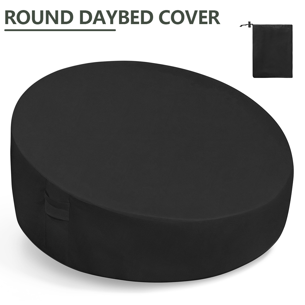 Outdoor Furniture Cover - Ronde ligbedhoes 210D waterdichte Oxford-stof Tuinligbedhoezen