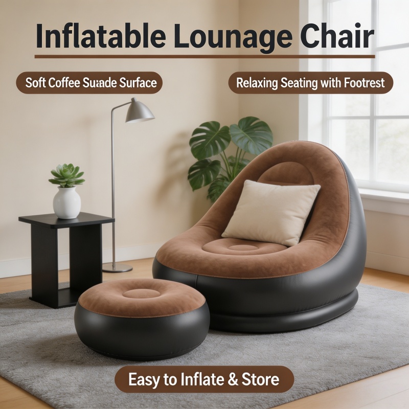 Outdoor Daybed Sofa - Luie banksofa's Opblaasbare stoel Opvouwbare fauteuil