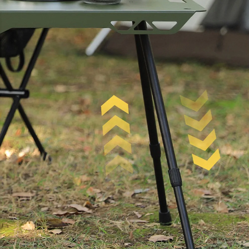 Outdoor Furniture Diy - Inklapbare campingtafelpoten van metaal, verstelbare hoogte,