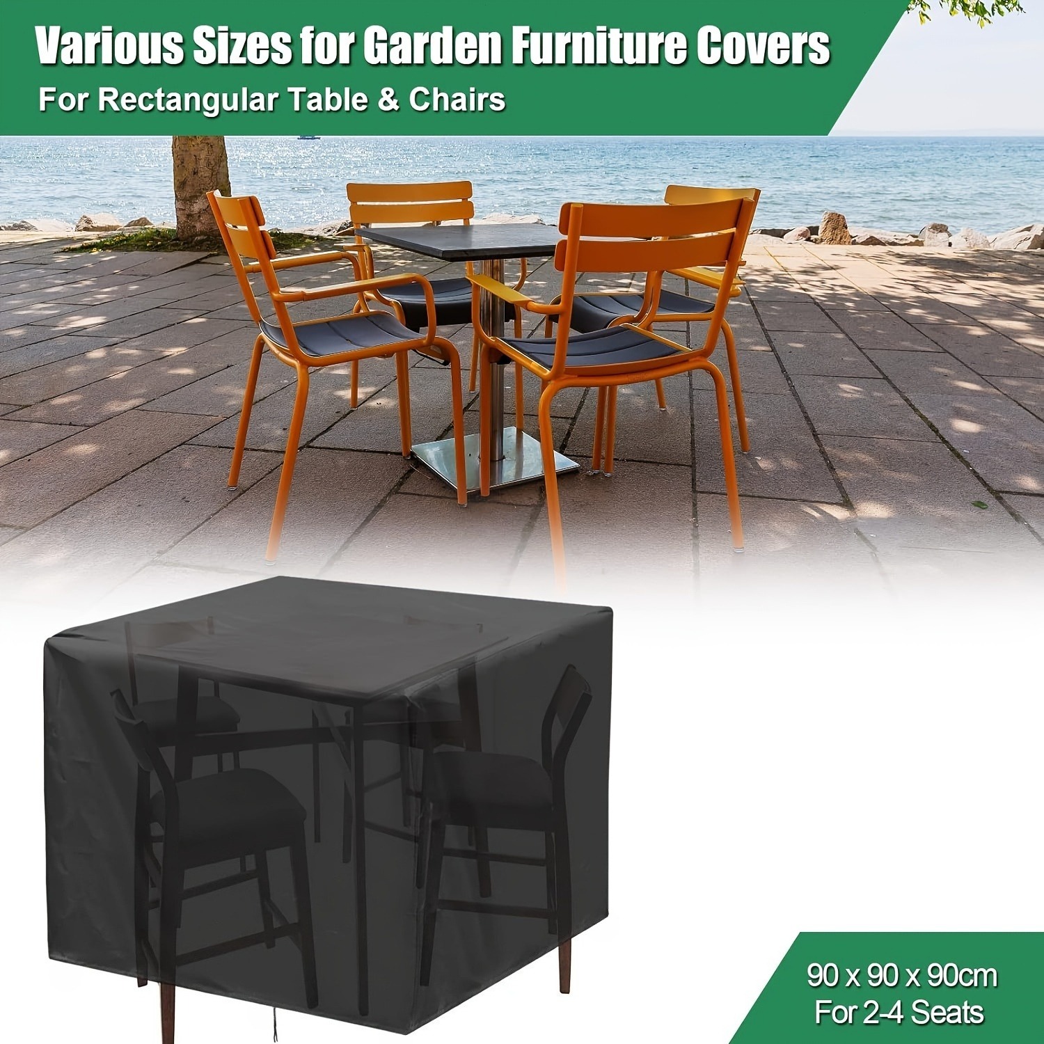 Outdoor Furniture Cover - Robuuste 210D buitenmeubelhoes - waterdichte bescherming
