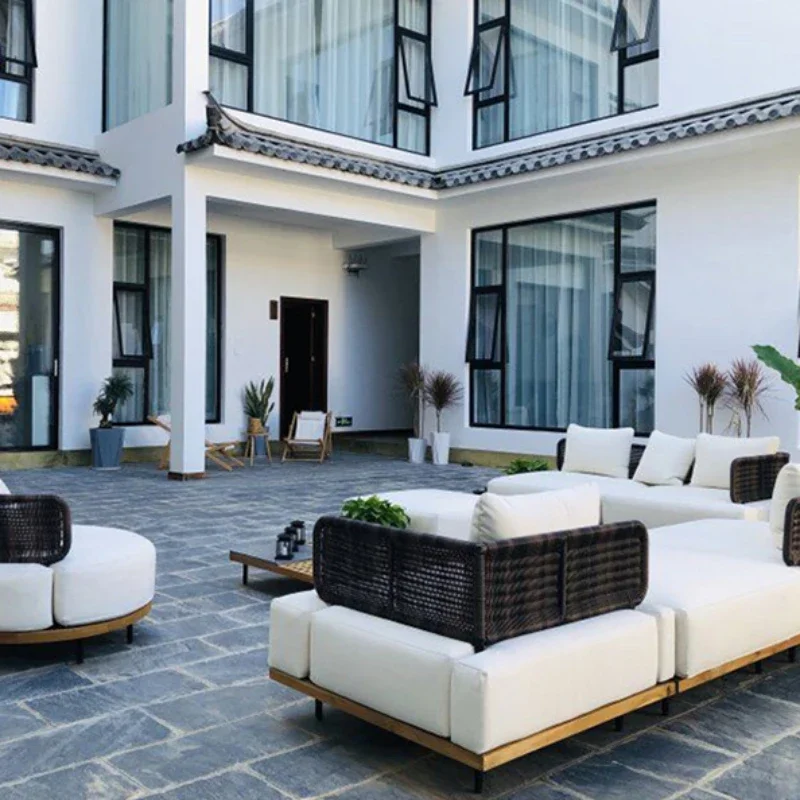 Outdoor Furniture Japanese Style - Japanse stijl eenvoud teakhouten tuinbanken hoogwaardige