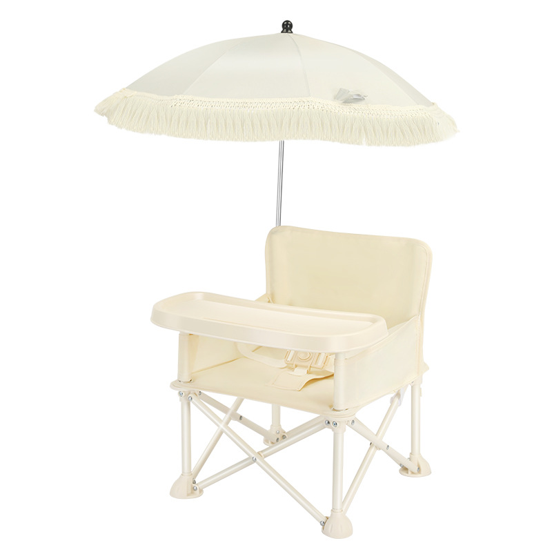 Outdoor Furniture Kids - Opvouwbare rugleuning baby-eetkamerstoel, draagbare kinderstoel voor