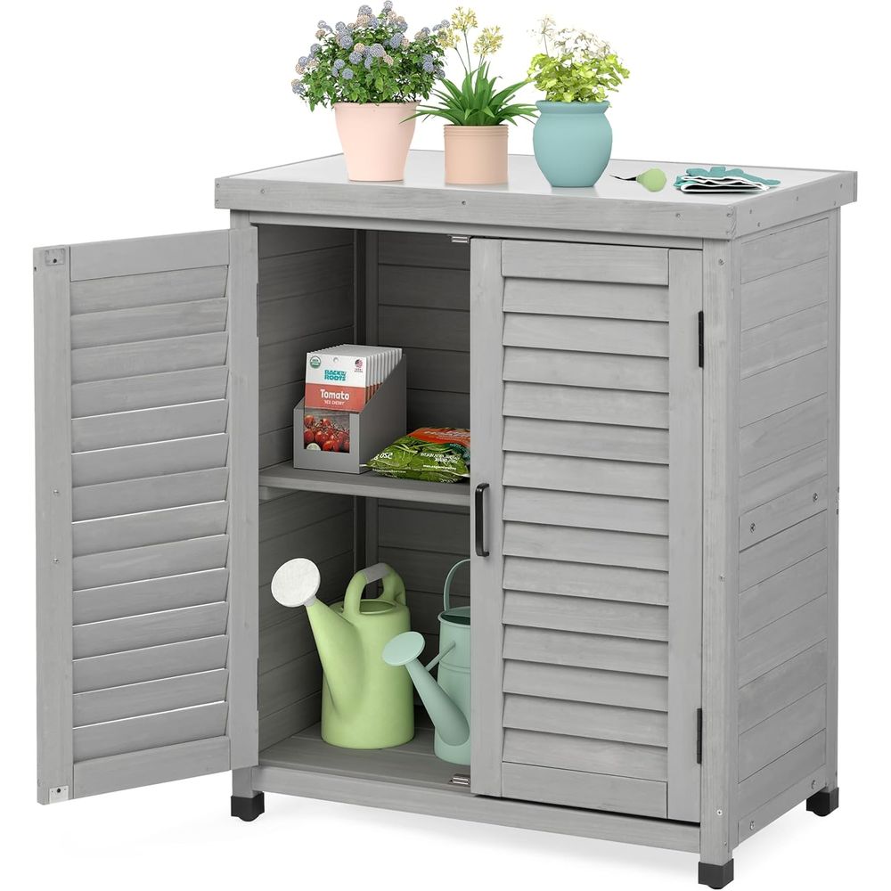 Opbergkast voor buiten & plant - Outdoor Furniture Bench recensie en prijs