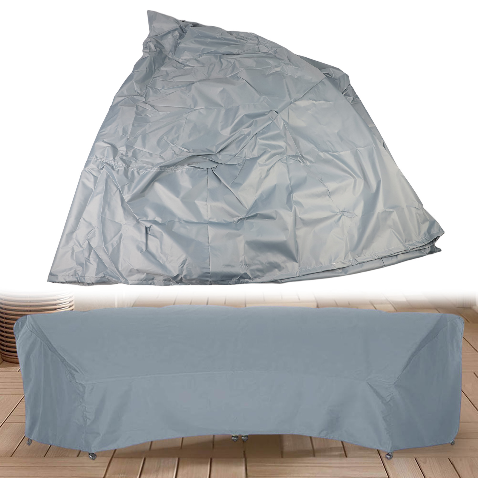 Gebogen bankhoes 210D meubelho - Outdoor Furniture Year Round recensie en prijs