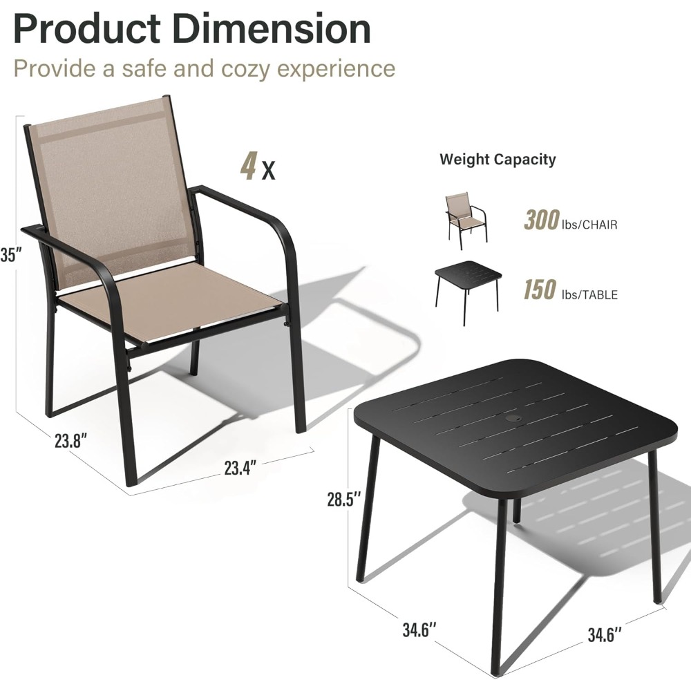 Eetset voor buiten, terrasmeub - Outdoor Furniture Dining Set recensie en prijs