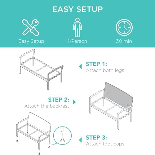 Buitenbank voor 2 personen, ri - Outdoor Furniture Bench recensie en prijs