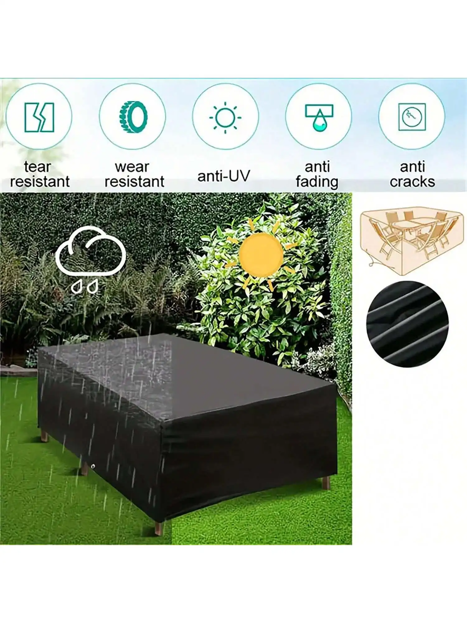 Multi-size buitenterras tuinme - Outdoor Furniture Cover recensie en prijs