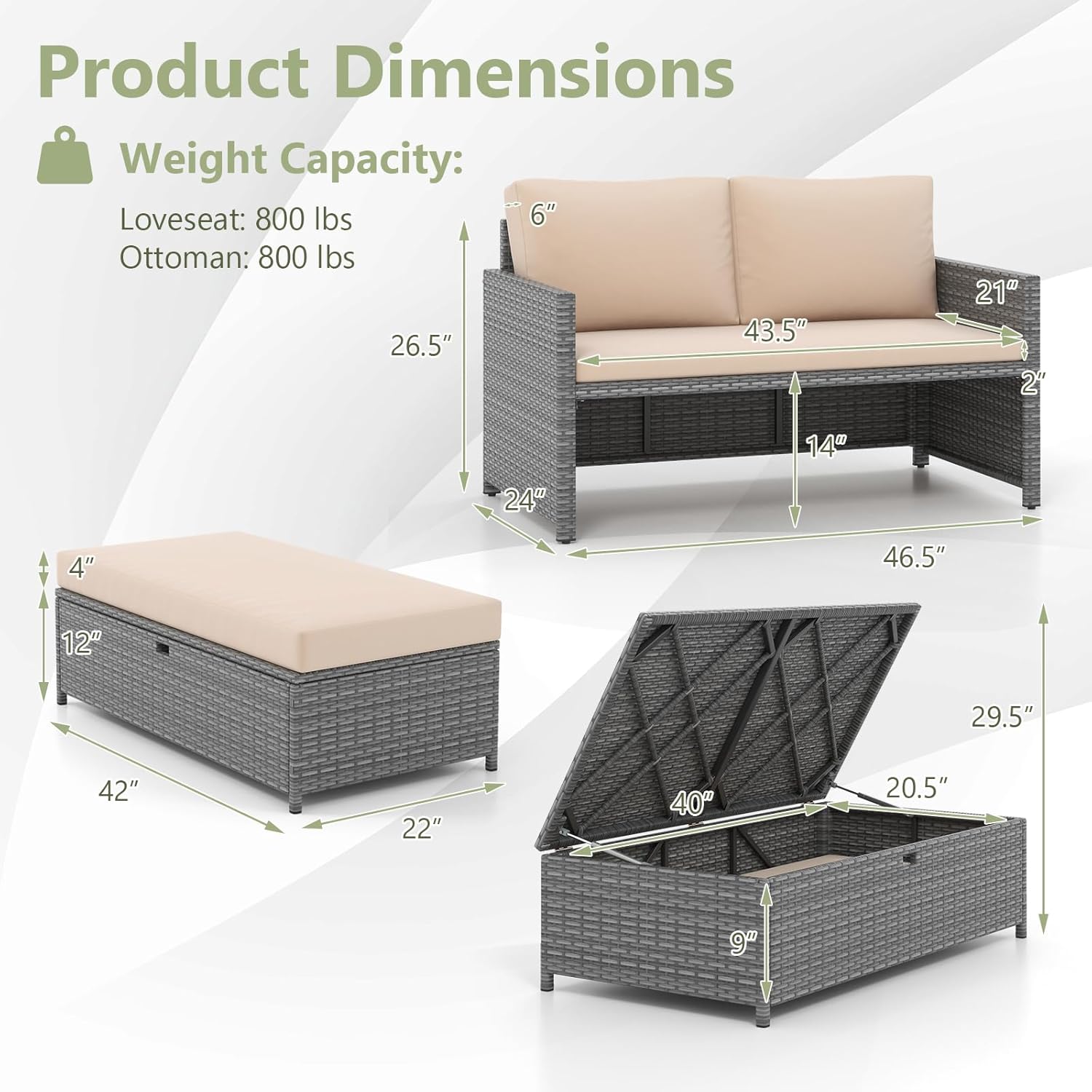 Wicker Patio Daybed Loveseat O - Outdoor Daybed Sofa recensie en prijs