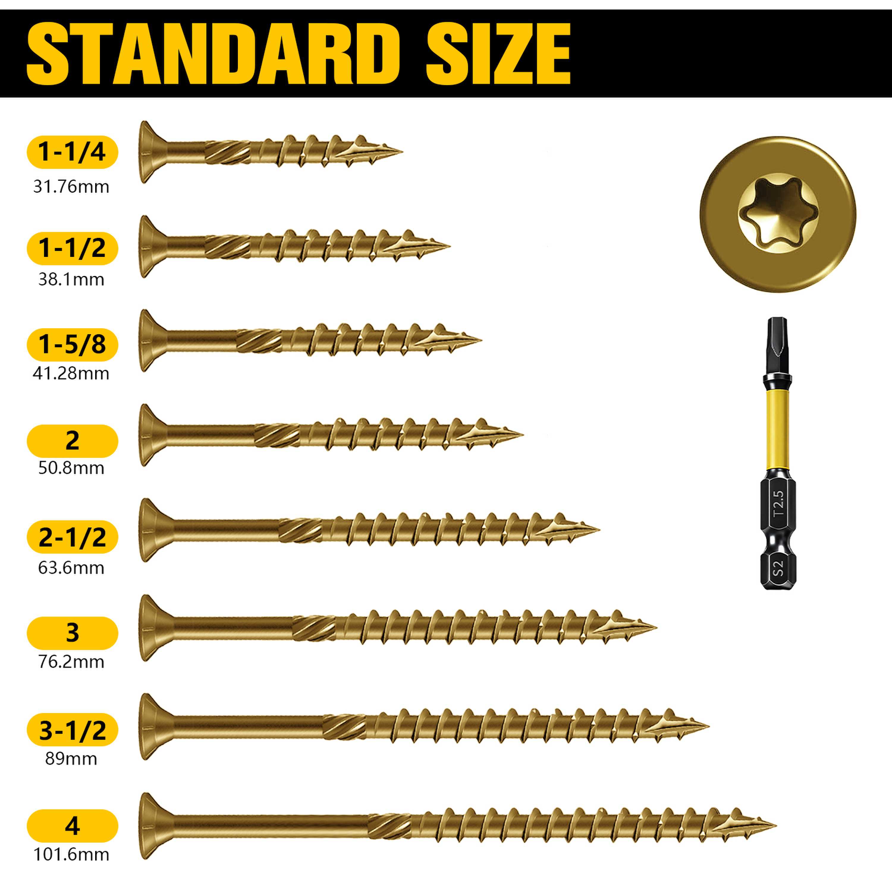 VKKM 70 stuks # 10×4 inch goud - Outdoor Furniture Diy recensie en prijs