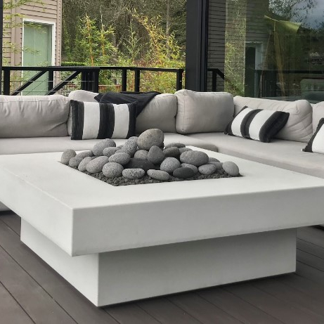 Buitenmeubelset met vuurtafel, - Outdoor Furniture With Fire Pit Table recensie en prijs
