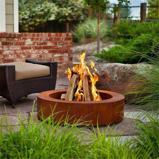 Buitenmeubelset met vuurtafel, - Outdoor Furniture With Fire Pit Table recensie en prijs
