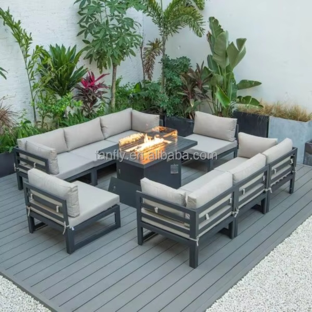 Villa Hotel Buitenmeubelenset  - Outdoor Furniture With Fire Pit Table recensie en prijs
