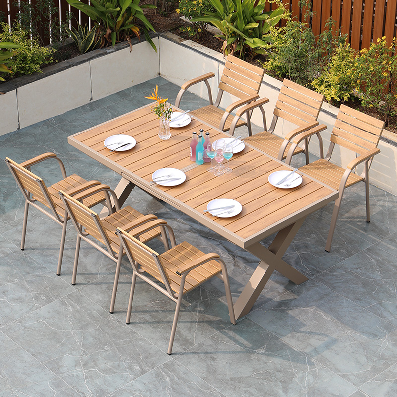 Moderne aluminium tuinmeubelen - Outdoor Furniture Dining Set recensie en prijs