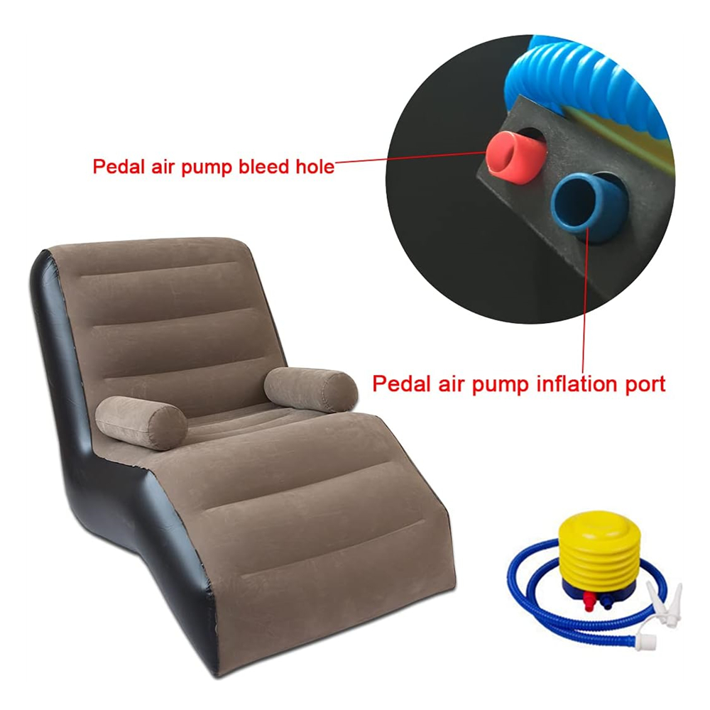 Opvouwbare luie bank, opblaasb - Outdoor Furniture Bench recensie en prijs
