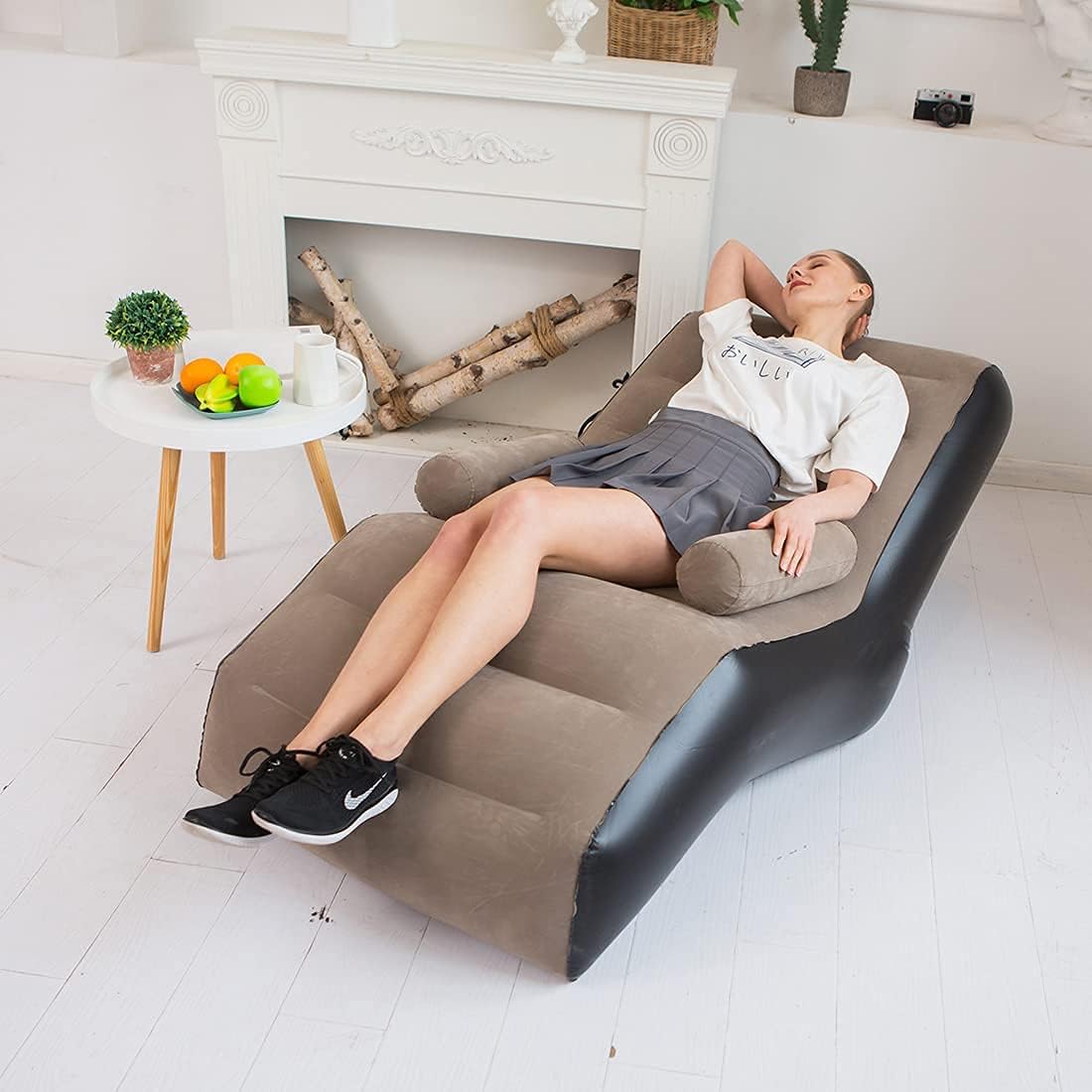 Opvouwbare luie bank, opblaasb - Outdoor Furniture Bench recensie en prijs