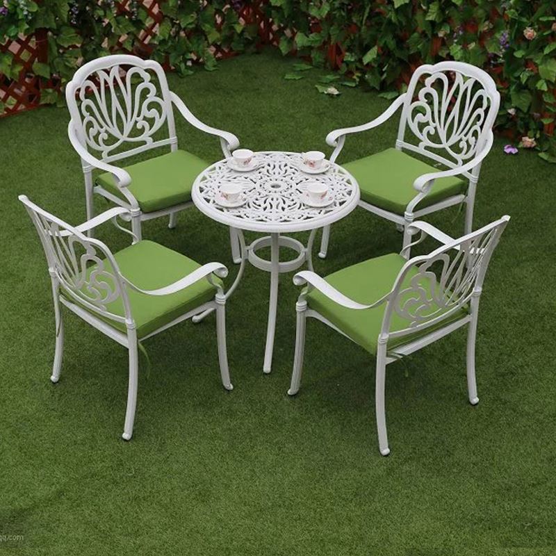 Tuinset van gegoten aluminium, - Outdoor Furniture With Fire Pit Table recensie en prijs