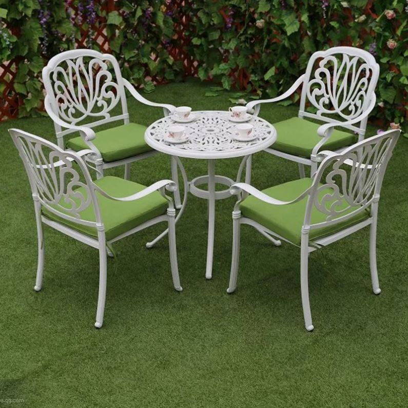 Tuinset van gegoten aluminium, - Outdoor Furniture With Fire Pit Table recensie en prijs