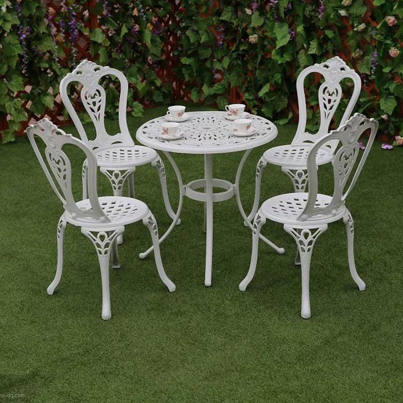 Tuinset van gegoten aluminium, - Outdoor Furniture With Fire Pit Table recensie en prijs