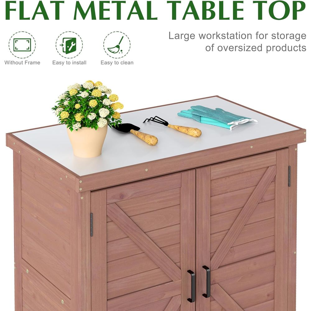 Opbergkast voor buiten & plant - Outdoor Furniture Bench recensie en prijs