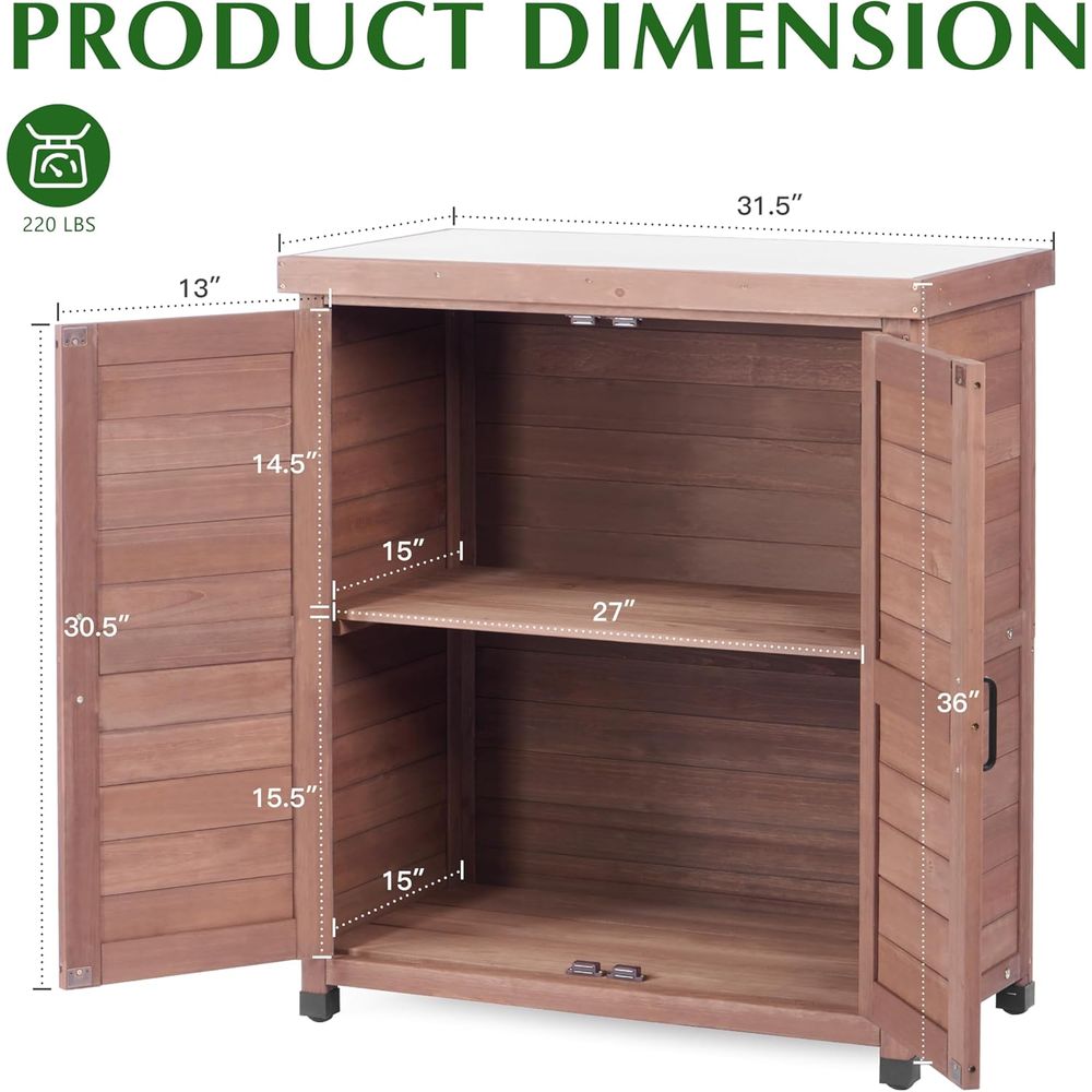 Opbergkast voor buiten & plant - Outdoor Furniture Bench recensie en prijs