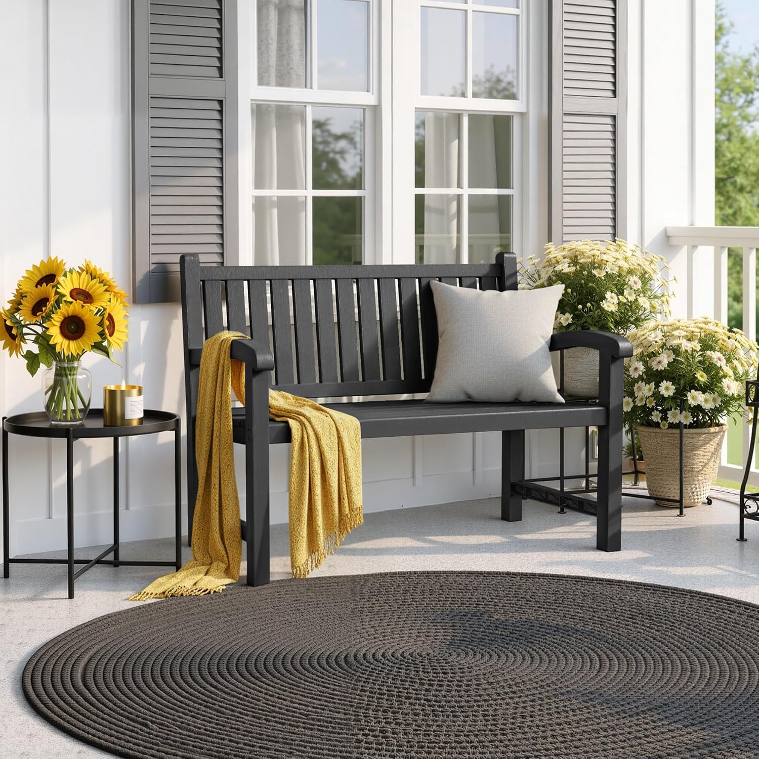Buitenbank voor 2 personen, va - Outdoor Furniture Bench recensie en prijs