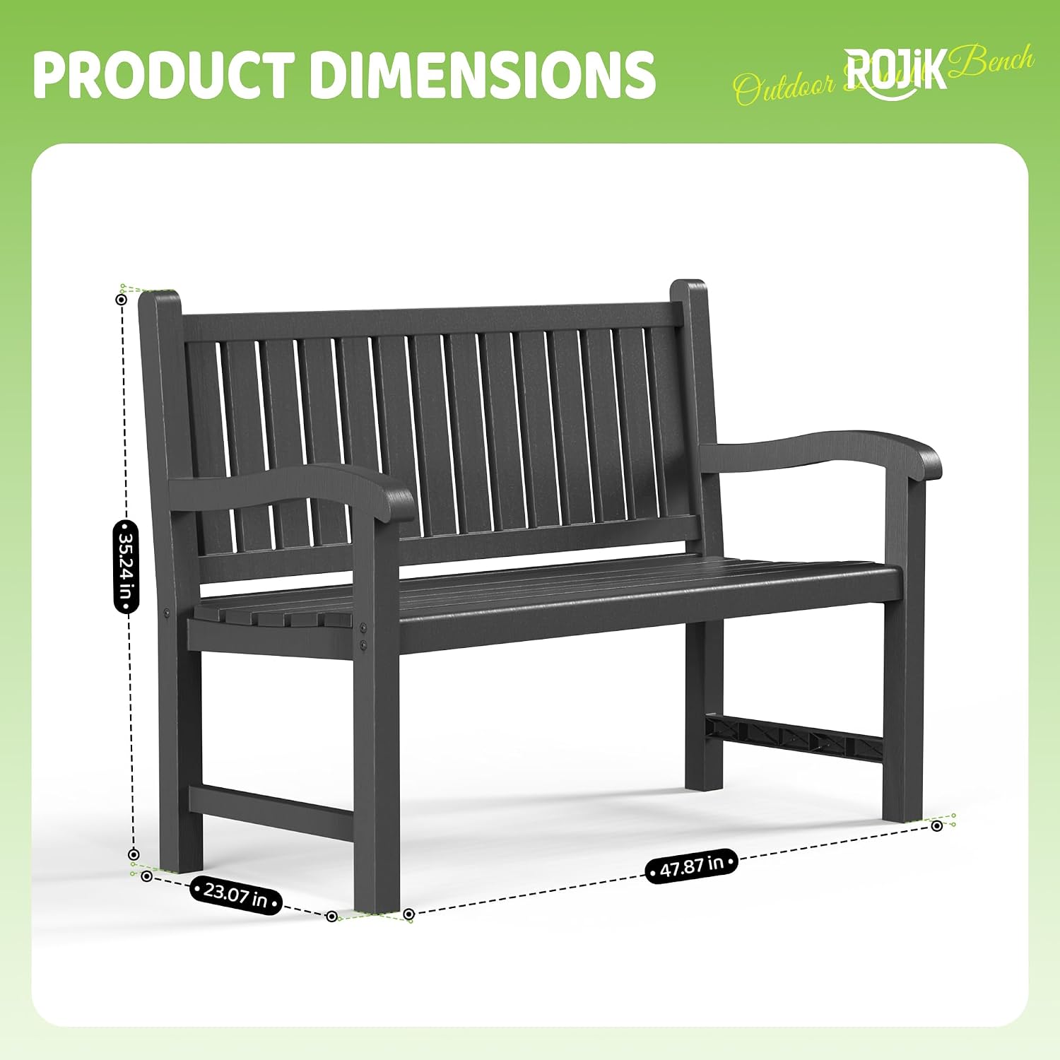 Buitenbank voor 2 personen, va - Outdoor Furniture Bench recensie en prijs