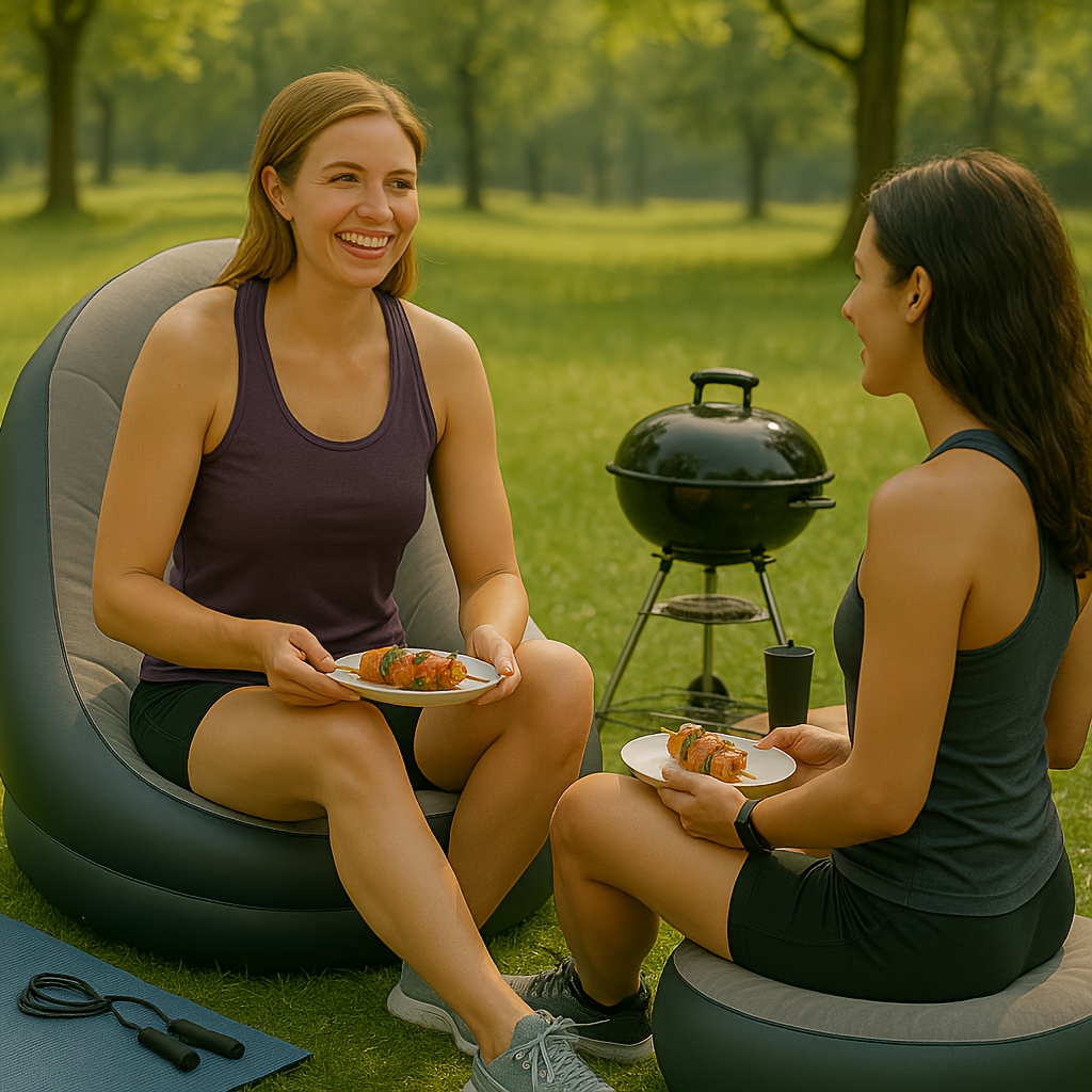 Opblaasbare fauteuil Opvouwbar - Outdoor Daybed Sofa recensie en prijs