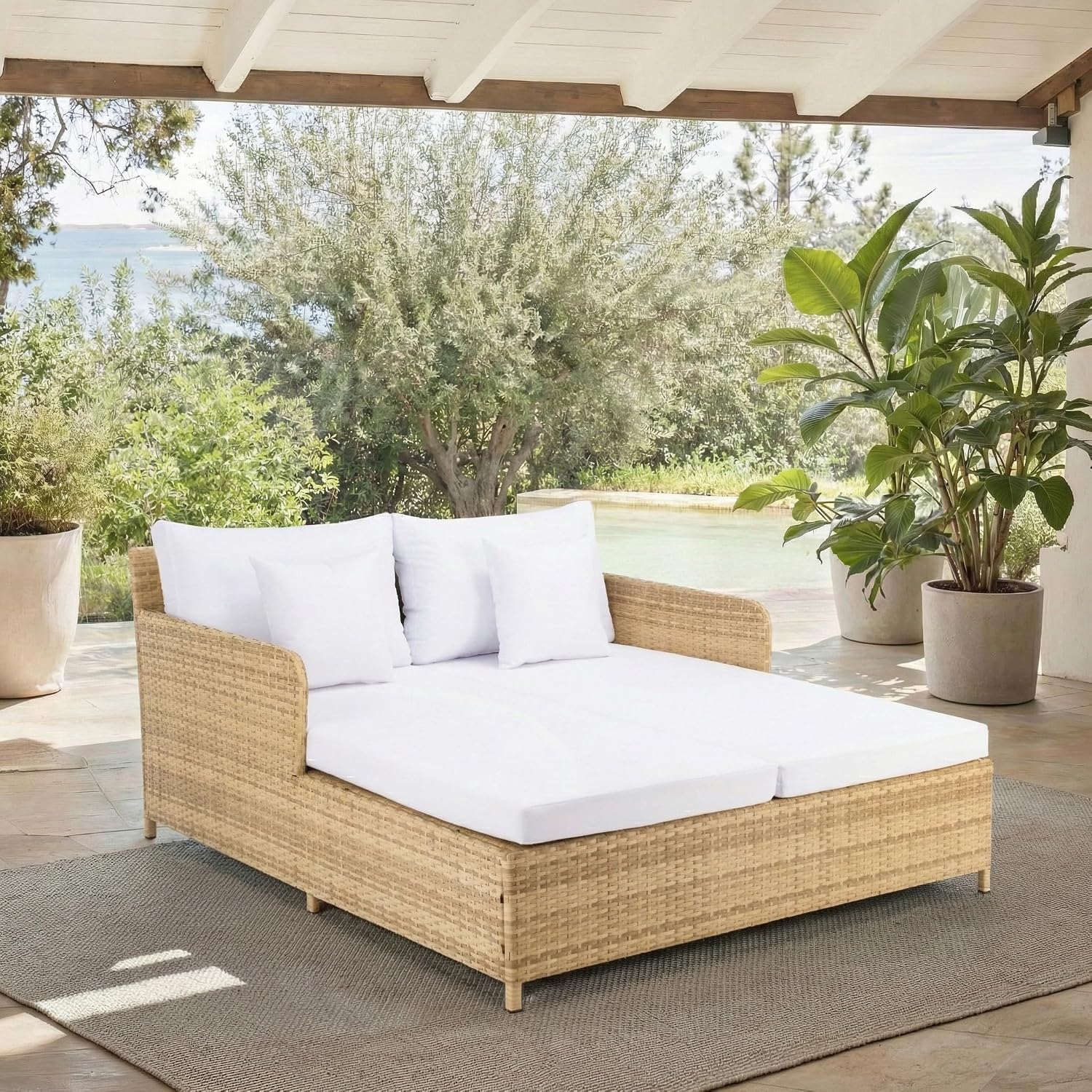 Outdoor Cadeo Daybed  Natuurli - Outdoor Daybed Sofa recensie en prijs