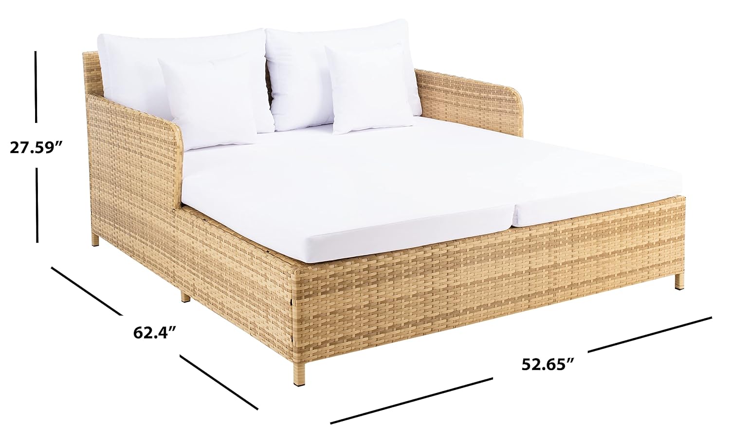 Outdoor Cadeo Daybed  Natuurli - Outdoor Daybed Sofa recensie en prijs